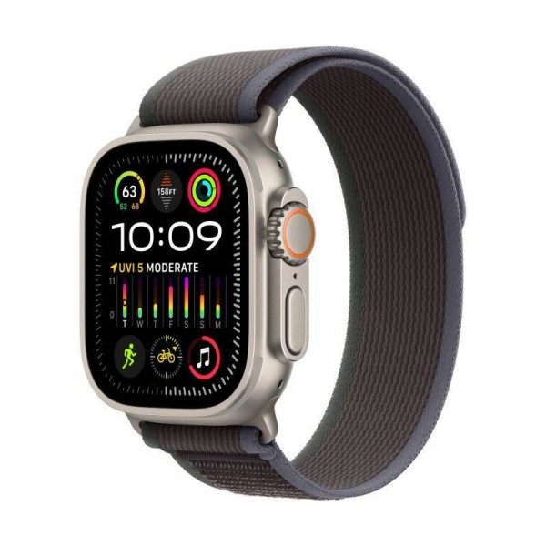 Apple Watch Ultra 2 LTE 49mm Alpine Loop Black/Blue 100% Battery Εκθεσιακό (25/1/25)